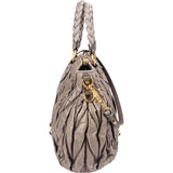 Miu Miu Gathered Leather Coffer Bag Handbag