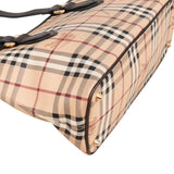 Burberry Haymarket Check Tote Shoulder Bag