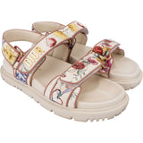 Dior Multicolor Leather Dioract Sandal Sandals (35)
