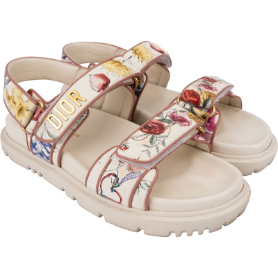 Dior Multicolor Leather Dioract Sandal Sandals (35)