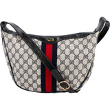 Gucci Monogram Vintage GG Supreme Web Hobo Shoulder Bag