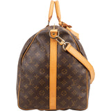 Louis Vuitton Monogram Canvas Keepall 60 Bandoulière Travel Bag