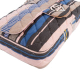 Chanel Quilted Cotton Single Flap Shoulder Bag