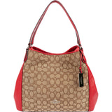 Coach Monogram Signature Edie Hobo Handbag
