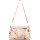 Miu Miu Vitello Lux Leather Bow Satchel Handbag