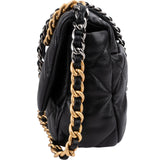 Chanel 19 Quilted Lambskin Single Flap Crossbody Bag