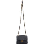 Chanel Quilted Satin Single Flap Crossbody Bag - vintageandkickz