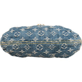 Louis Vuitton Monogram Denim Mini Pleaty Handbag