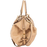 MCM Monogram Visetos Leather Satchel Hobo Handbag