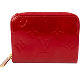Louis Vuitton Monogram Vernis Leather Zippy Coin Purse Wallet