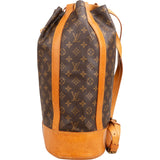 Louis Vuitton Monogram Canvas Randonnee GM Backpack Shoulder Bag