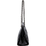 Chanel Quilted Patent Leather CC Shoulder Bag