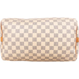 Louis Vuitton Monogram Damier Azur Canvas Speedy 30 Bandoulière Handbag