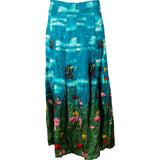 Gucci Multicolor Vita Garden Print Silk Skirt (IT42)