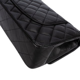 Chanel Quilted Lambskin Palladium Medium Double Flap Shoulder Bag