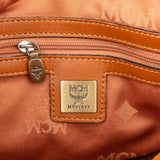 MCM Monogram Visetos Boston Pocket Handbag