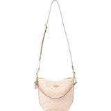 Coach Monogram Signature Canvas Small Town Bucket Shoulder Bag