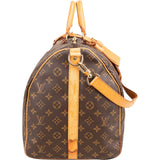 Louis Vuitton Monogram Canvas Keepall 55 Bandoulière Travel Bag