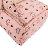 MCM Visetos Monogram Stark Studded 2 in 1 Mini Backpack