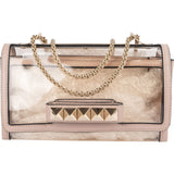 Valentino Garavani Transparent PVC Rockstud Spike Small Crossbody Bag