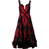 Alexander McQueen Multicolor Silk Jacquard High-Low Gown Dress (IT44 / DE40)