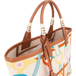 Hermès Canvas Monogram Steeple 25 Handbag - vintageandkickz