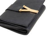 Yves Saint Laurent Black Leather Small Chyc Y Crossbody Bag