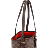 Louis Vuitton Monogram Damier Ebene Marais Bucket PM Shoulder Bag