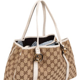 Gucci Monogram GG Twin Interlocking G  Shoulder Bag
