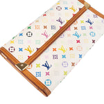 [🔄️B06 / F73] Louis Vuitton Canvas Monogram Multicolor Eliza Wallet - vintageandkickz