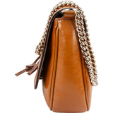Gucci Grained Patent Leather GG Soho Chain Crossbody Bag