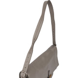 Céline Grey Calfskin Blade Shoulder Bag