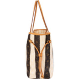 Louis Vuitton Striped Monogram Rayures Neverfull MM Shoulder Bag