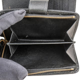 Prada Black Saffiano Leather Compact Wallet