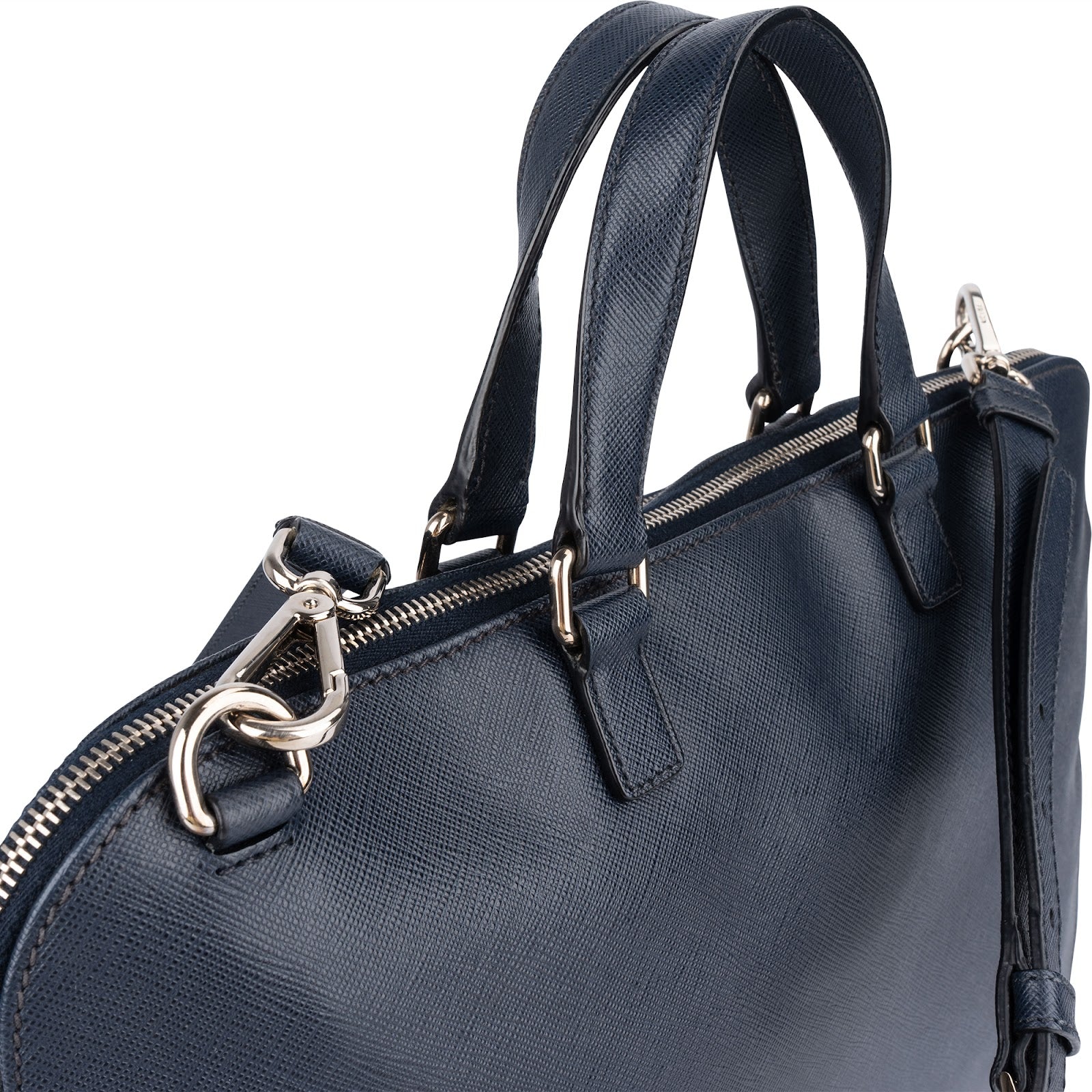 [🔄️B23 / F29] Prada Saffiano Leather Briefcase Crossbody Bag - vintageandkickz