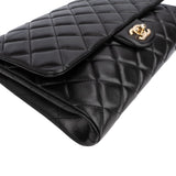 Chanel Quilted Lambskin Medium Single Flap Shoulder Bag