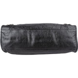 Balenciaga Noir Arena Leather City Handbag