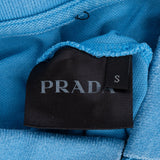 Prada Classic Blue Emblem Polo Shirt (S)