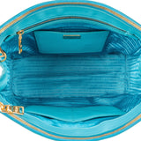 Prada Turquoise Saffiano Leather Galleria Handbag