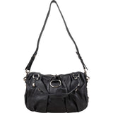 Gucci Black Guccissima Leather Icon Bit Handbag