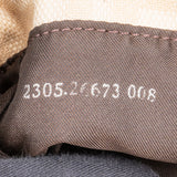 Fendi Zucchino Canvas Croissant Micro Handbag