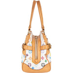 Louis Vuitton Monogram Canvas Murakami Multicolor Claudia Shoulder Bag - vintageandkickz