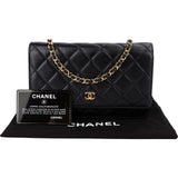 Chanel Quilted Lambskin Wallet On Chain Crossbody Bag