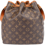 Louis Vuitton Monogram Canvas Sac Noé Petit Shoulder Bag
