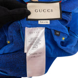 Gucci Multicolor Night Garden Silk Sequin Details Shortsleeve Maxi Dress (IT40)