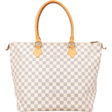 Louis Vuitton Monogram Damier Azur Saleya GM Handbag