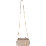 Chloé Taupe Leather C Vanity Mini Crossbody Bag