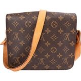 Louis Vuitton Monogram Canvas Cartouchiere MM Crossbody Bag