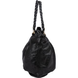 Miu Miu Vitello Leather Braided Handle Tote Shoulder Bag