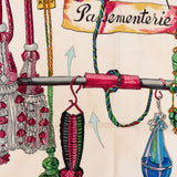 Hermès Passementerie Silk 90 Scarf Tuch